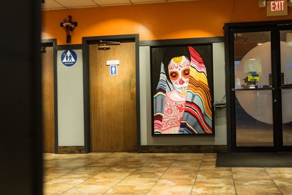 Interior decoration of Donitas Birrieria.